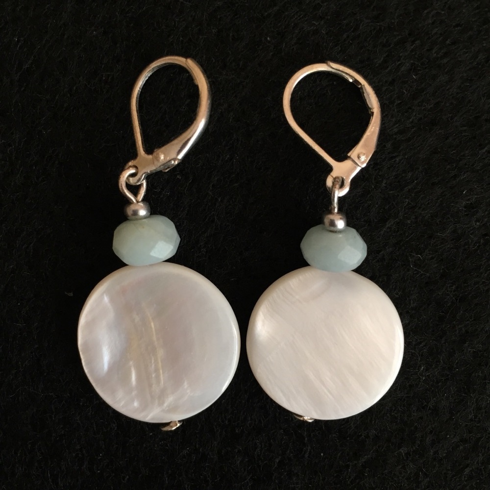 Beaded dangle earrings